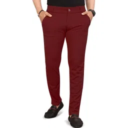 Alenjoy Men Polyester Regular Fit Mid-Rise Trousers-picture-20