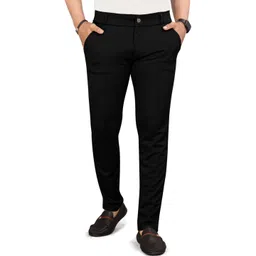 Alenjoy Men Slim Fit Formal Trousers-picture-42