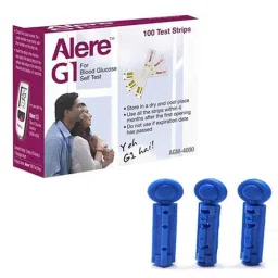 Alere 100Pcs AG-4000 G1 Glucometer Strips with 50 Lancets Free-picture-11