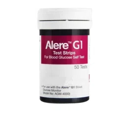 Alere Agm-4000 50 Pcs Glucometer Strips Box image 1
