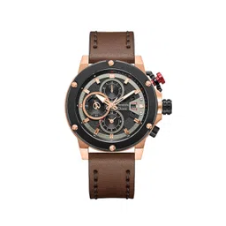 Alexandre Christie Men Dial & Leather Straps Analogue Chronograph Watch 6491GCLBRBA-image-20