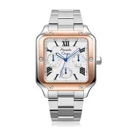 Alexandre Christie Men Dial & Stainless Steel Bracelet Style Straps Analogue Multi Function Watch-picture-23