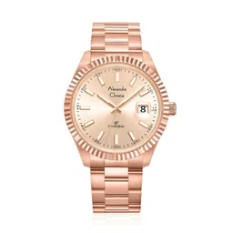 Alexandre Christie Men Dial & Stainless Steel Bracelet Style Straps Analogue Watch 5007MDBRGRG-picture-11