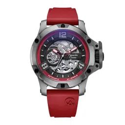 Alexandre Christie Men Red Dial & Red Straps Analogue Automatic Motion Watch 6295MTRTPBARE-image-31