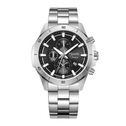 Alexandre Christie Men Skeleton Dial & Stainless Steel Bracelet Style Straps Analogue Watch 6668MCBSSBA-picture-19