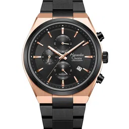 Alexandre Christie Men Stainless Steel Bracelet Style Straps Analogue Watch 8697MCBBRBA image 2