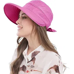 AlexVyan 2 In 1 ( Cap and Visor) Wide Brim Hat and Sun Visor ,UV Protection Summer Cap-picture-20