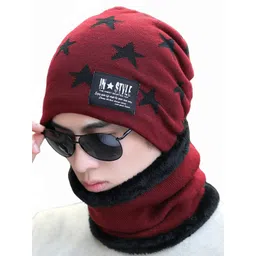 Alexvyan Men Self Design Beanie-picture-17