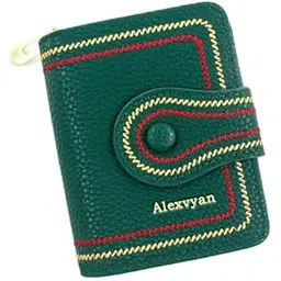 alexvyan RFID Blocking Small Wallet with 12 Card Slot Women's Purse Female Hand Clutch Women/Ladies/Girls Wallets Card Holder and Organizer, Embroidery Finishing-picture-17