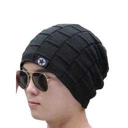 Alexvyan Self Design Acrylic Beanie-picture-32