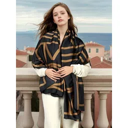 Alexvyan Women Printed Satin Stole-picture-39