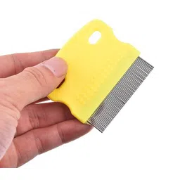 alexvyan Yellow Lice and nits removal comb | Anti lice treatment Head Lice remover comb-picture-12