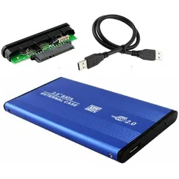 AlexVyan Blue Special External portable Sata Casing Hard Disk case Usb 2.0 2.5 inch External Hard Drive enclosure Suitable for Laptop Hard Disk 2.5 inch Hard Disk Enclosure-picture-30