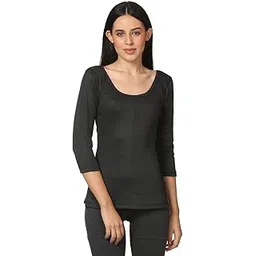 alfa Fleece Women's Winter wear Scoop Neck 3/4th Sleeves Thermal Top-picture-44