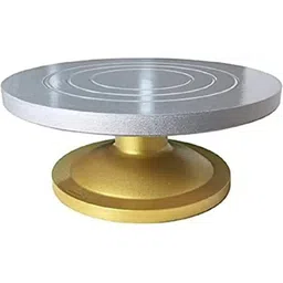 alhaans Fibre Turntable 360 Degree Rotating Cake Decorating Turntable 12Inch (30 cm) Polypropylene Cake Server-picture-17