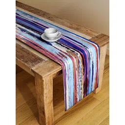 Alina decor Blue & Black Digital Printed Table Runner-picture-28