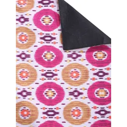 Alina decor Pink & White Printed Table Runner image 3