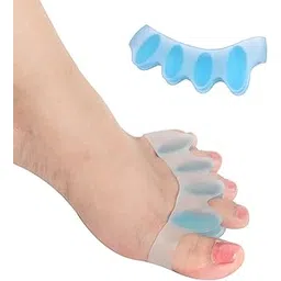 ALIOZ Silicone Toe Separator For Feet Gel Pads Big Toe Corrector Bunion Toe Straightener Yoga Toe Stretcher [1 Pair-2 Pieces]-picture-53