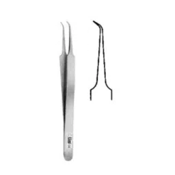 Alis 11cm/ 4 inch Micro Forceps 0.3mm Angled, A-GEN-251-11-picture-14