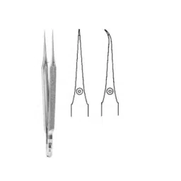 Alis 12cm/4 3/4 inch Micro Suture Tying Forceps with Platform 1: 2 Teeth Straight 0.3mm, A-GEN-263-12-picture-14