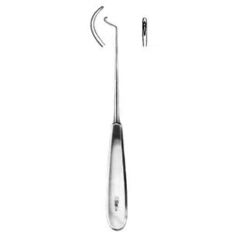 Alis 20cm/8 inch Deschamps Cork Screw Shape Blunt Right Hand, A-GEN-111-20-picture-37