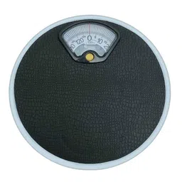 Alis BP-A028 130kg ABS Black &a; Gray Round Analog Body Weight Machine with Rotating Dial Display-picture-36
