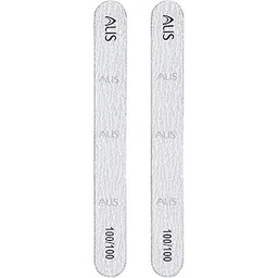Alis Professional Nail Filer Double Sided For Nail Shaper Nail File Grey Straight Pack of 2 (Grey Straight Nail File 2 Pcs)-picture-12