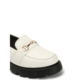 Alishtezia Women Chunky Sole Horsebit Loafers image 2