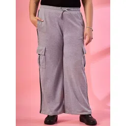 ALIZA Women Relaxed Straight Leg Cargos Trousers-picture-20