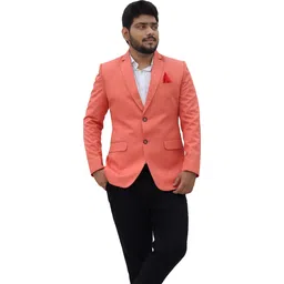 aljaami Men Solid Single Breasted Casual Blazer-picture-16