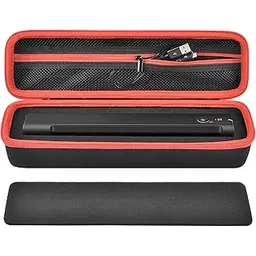 ALKOO Case Compatible with Epson Workforce ES-50/ ES-60W/ ES-55R/ ES-65WR/ DS-30/ DS-70/ DS-80W Portable Sheet-Fed Document Scanner, Storage for Epson Scanner for PC and Mac- Black (Box Only)-picture-29