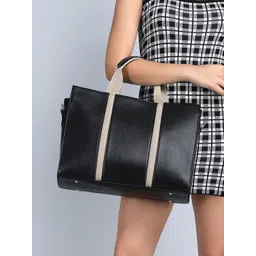 ALL ABOUT HER PU Structured Tote Bag image 2