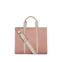 ALL ABOUT HER PU Structured Tote Bag with Cut Work-picture-11