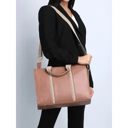 ALL ABOUT HER Women Solid Structured Handheld Bag-picture-21