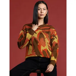 all about you Acrylic Self Design Pullover-picture-37