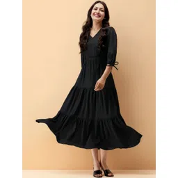 all about you Crepe A-Line Midi Dress-picture-28