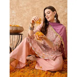 all about you Embroidered Unstitched Dress Material-picture-55