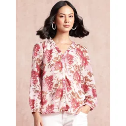 all about you Floral Print Shirt Style Top-picture-37