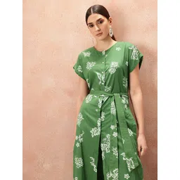 all about you Floral Printed Regular Pure Cotton Kurta & Palazzos-picture-13