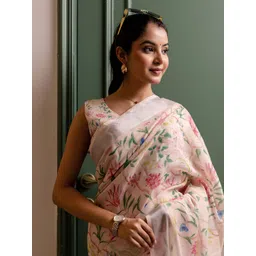 all about you Floral Printed Zari Ready to Wear Saree-picture-27