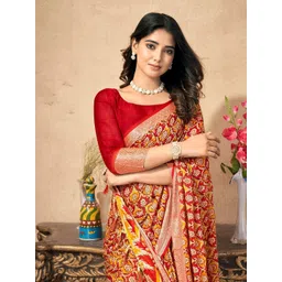 all about you Floral Pure Chiffon Saree-picture-23