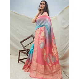 all about you Floral Woven Design Banarasi Saree-picture-24