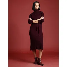 all about you Formal Sheath Midi Dress With a Belt-picture-39