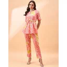 all about you Printed Cotton Top & Trousers Co-Ord-picture-14