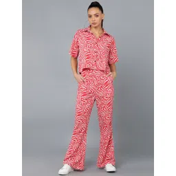 all about you Printed Shirt Collar Shirt & Trouser-picture-14