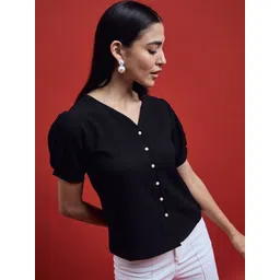 all about you Puff Sleeve Top image 3