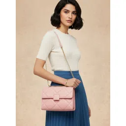 all about you Textured Structured Shoulder Bag with Quilted-picture-34