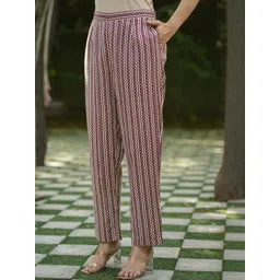 all about you Women Ethnic Motifs Printed Kurta with Trousers & Dupatta image 3