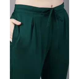 all about you Women Ethnic Motifs Printed Regular Kurta with Trousers & With Dupatta image 3