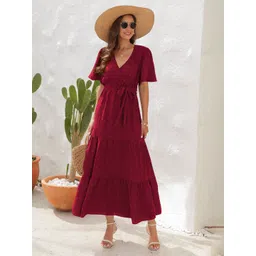 all about you Women Fit & Flare Maxi Dress-picture-17